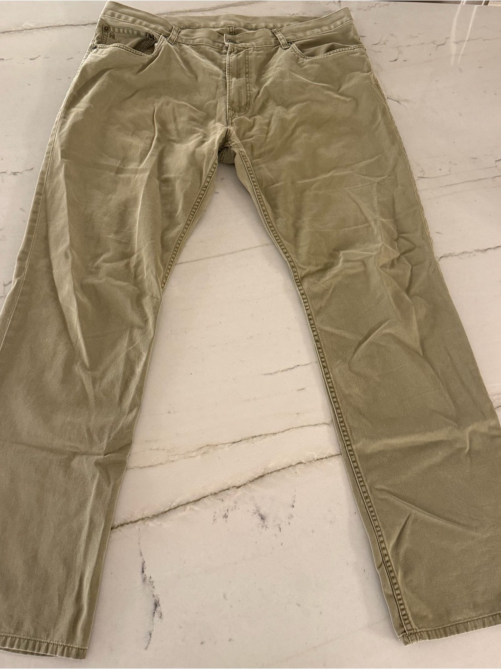 Polo Ralph Lauren Pants Men 38x34 Beige Khaki Cotton Chino Pants